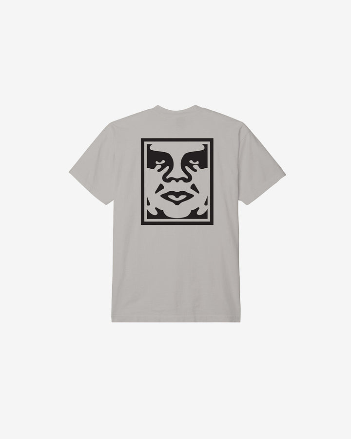 BOLD ICON HEAVYWEIGHT T-SHIRT HEATHER GREY