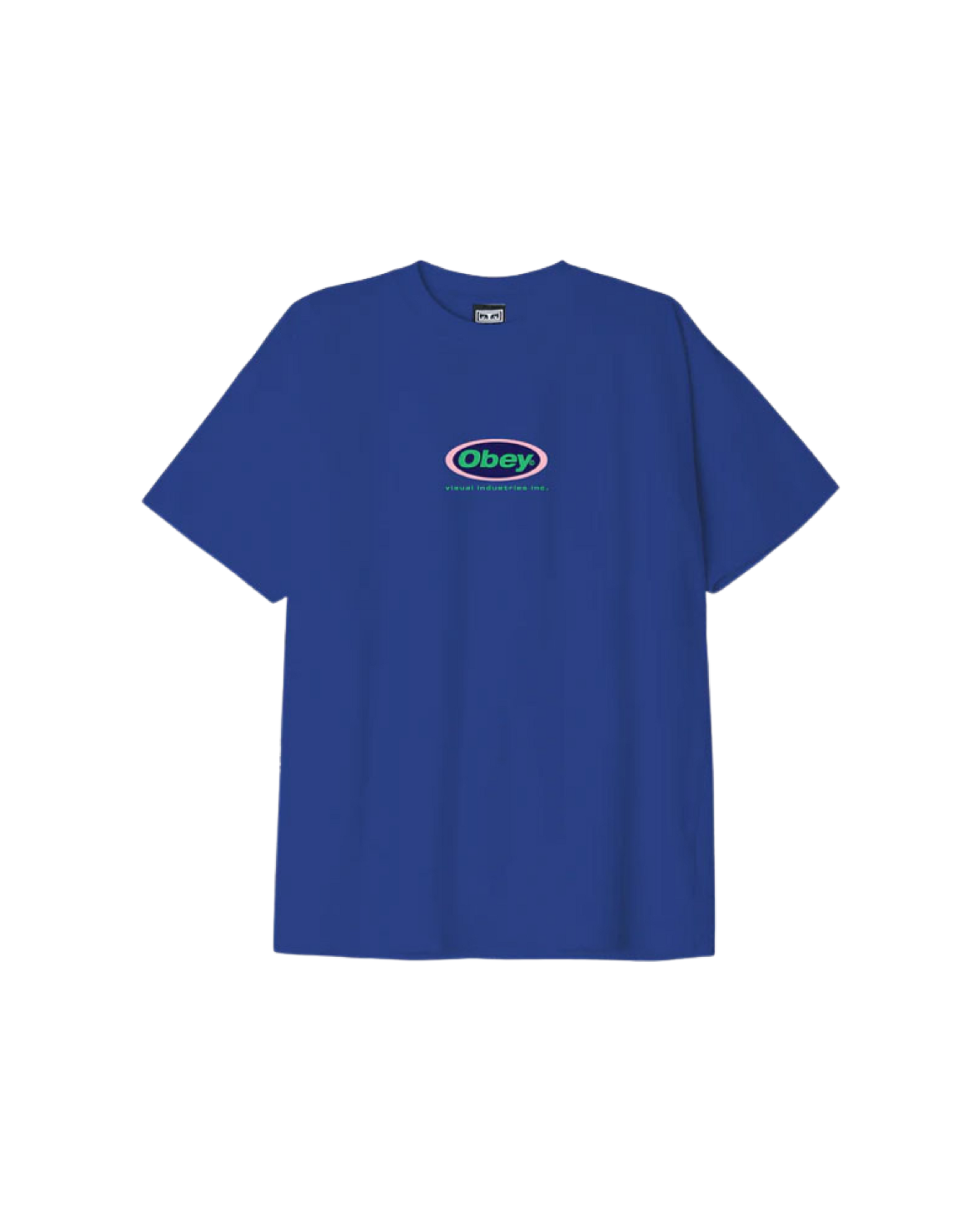 OBEY INC. HEAVYWEIGHT T-SHIRT Surf Blue