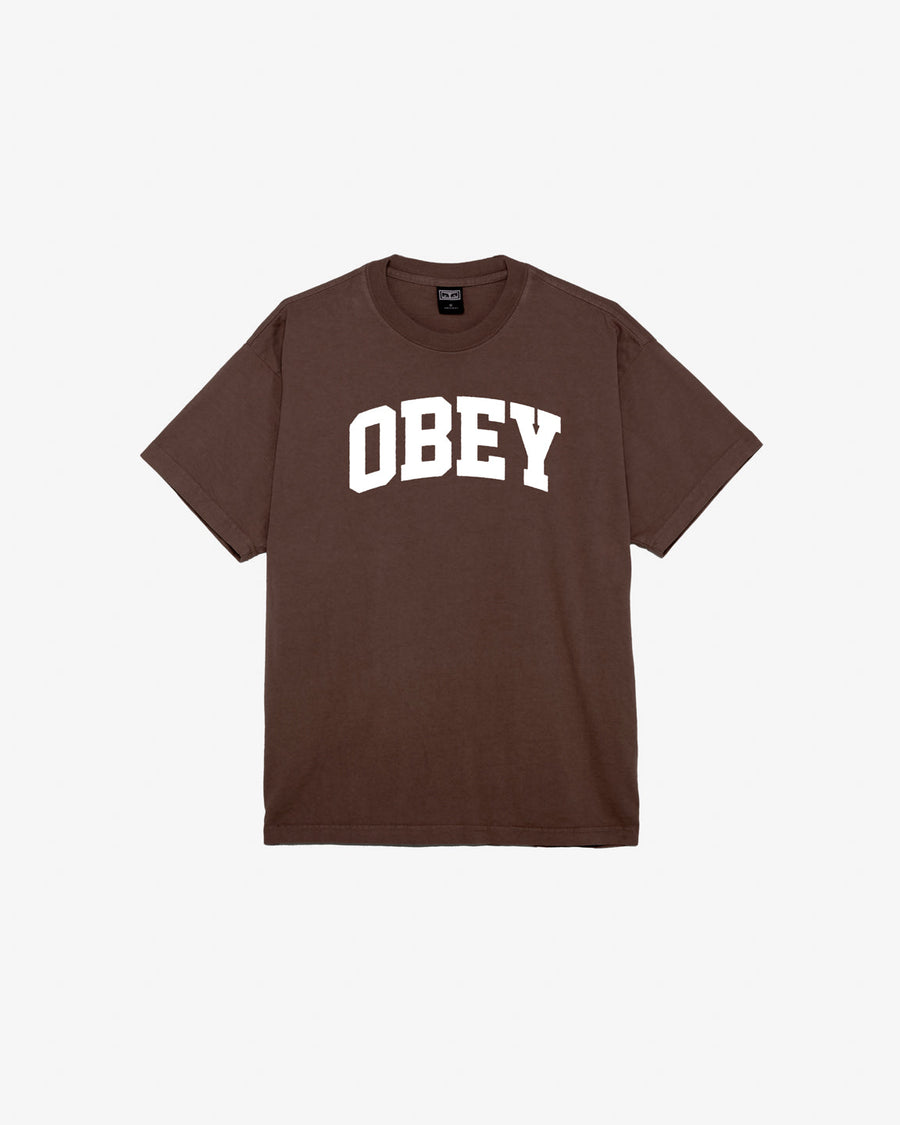 obey collegiate heavyweight t shirt java