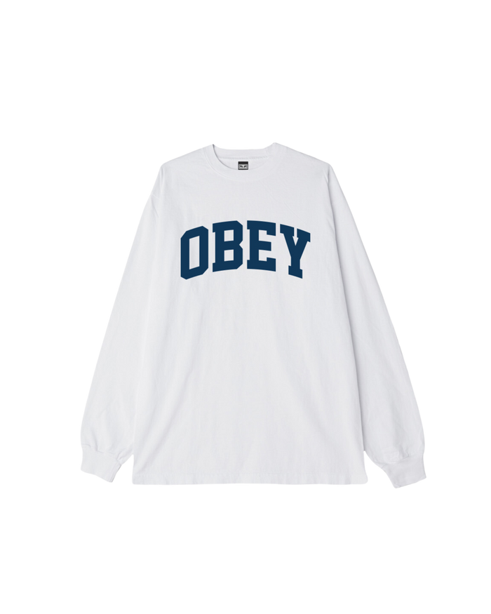 COLLEGIATE II HEAVYWEIGHT LONG SLEEVE White