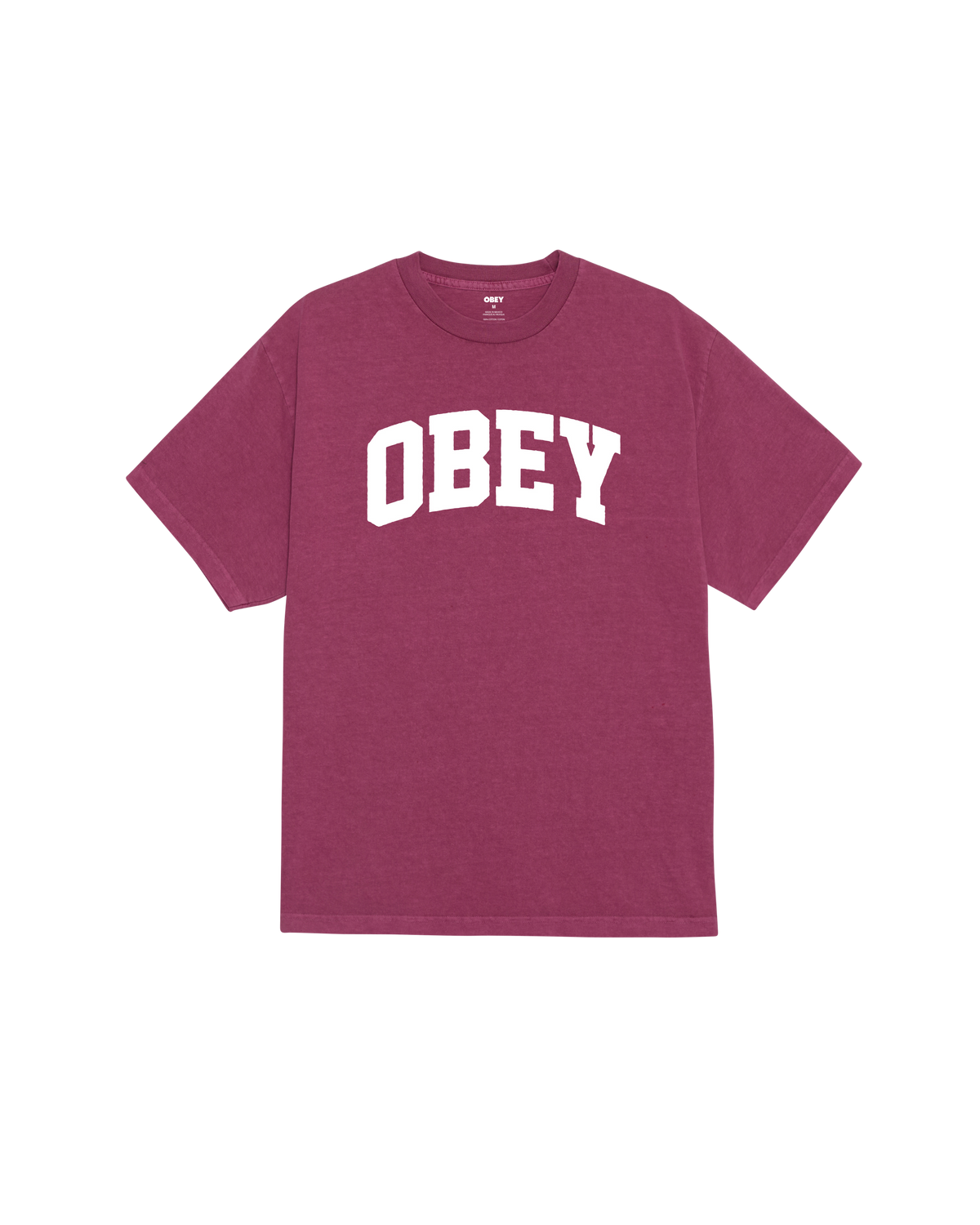 OBEY COLLEGIATE PIGMENT T-SHIRT