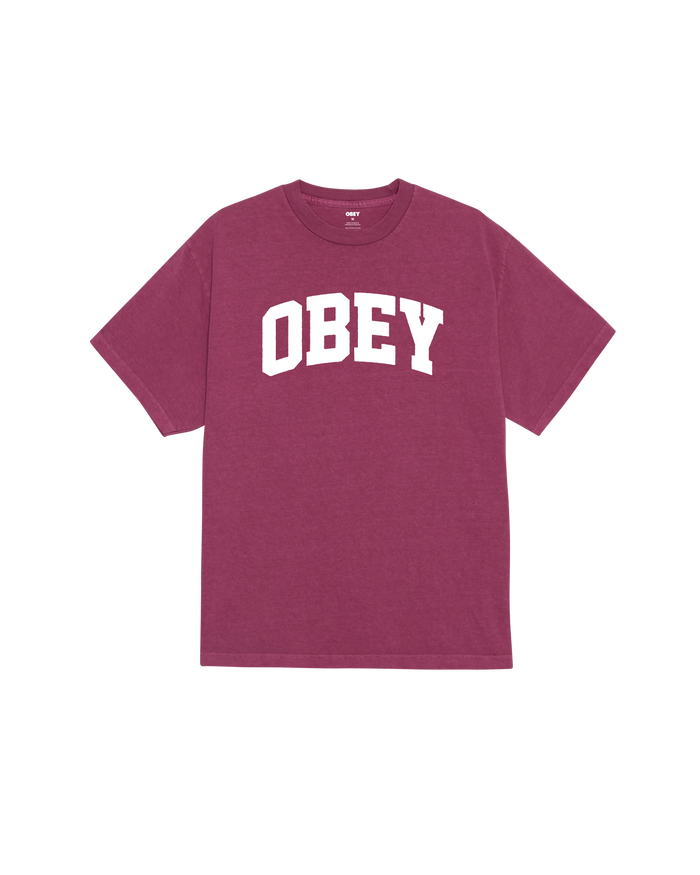 OBEY COLLEGIATE PIGMENT T-SHIRT