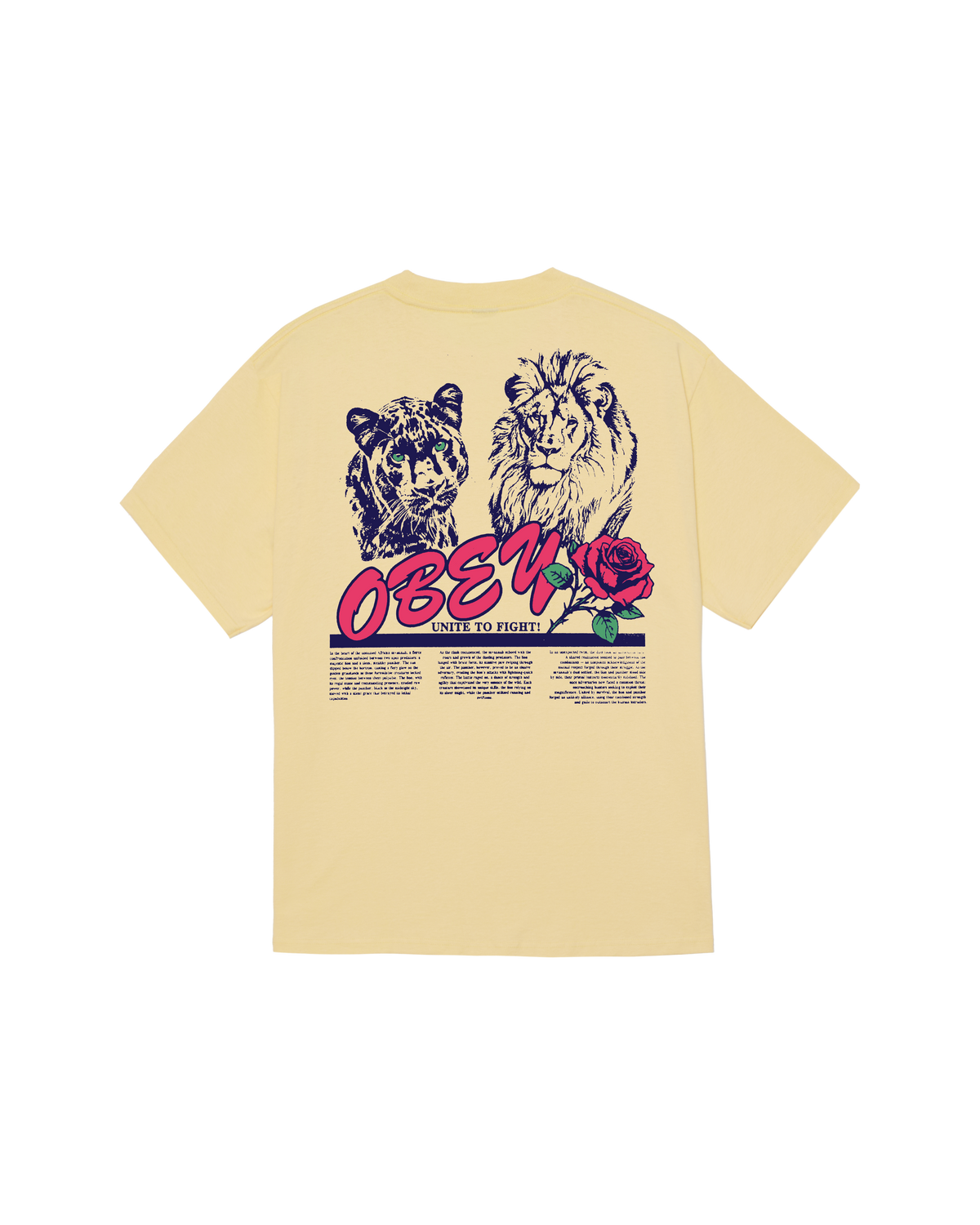obey unite fight pigment t shirt pigment anise flower