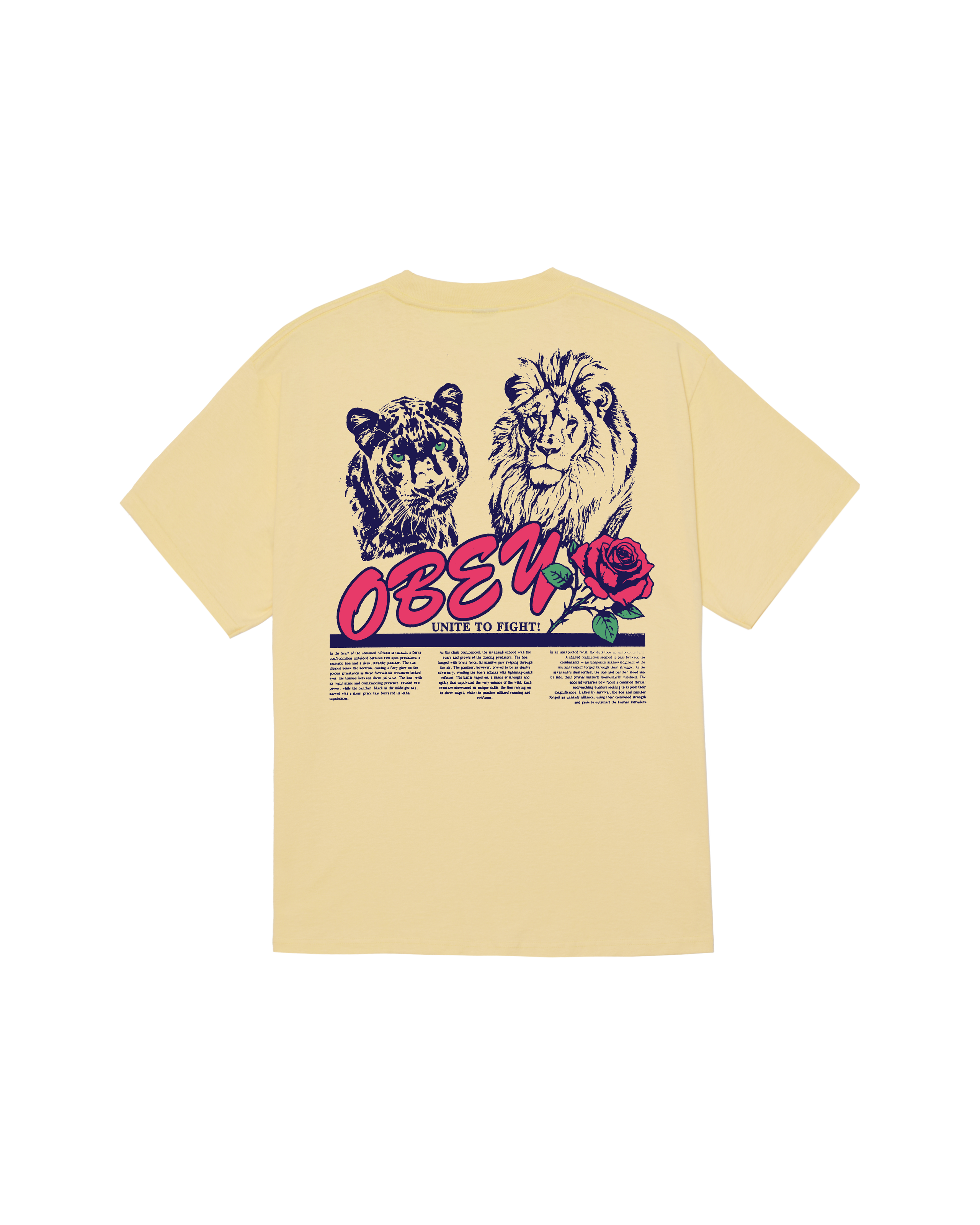 obey unite fight pigment t shirt pigment anise flower
