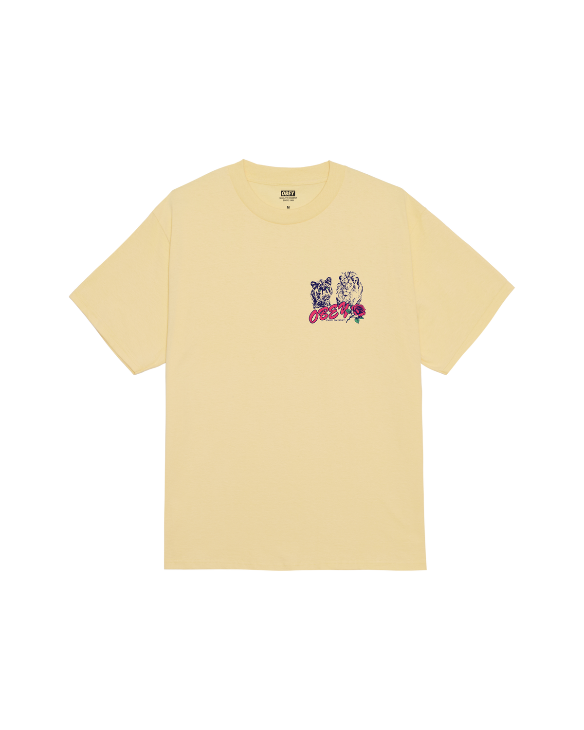 obey unite fight pigment t shirt pigment anise flower