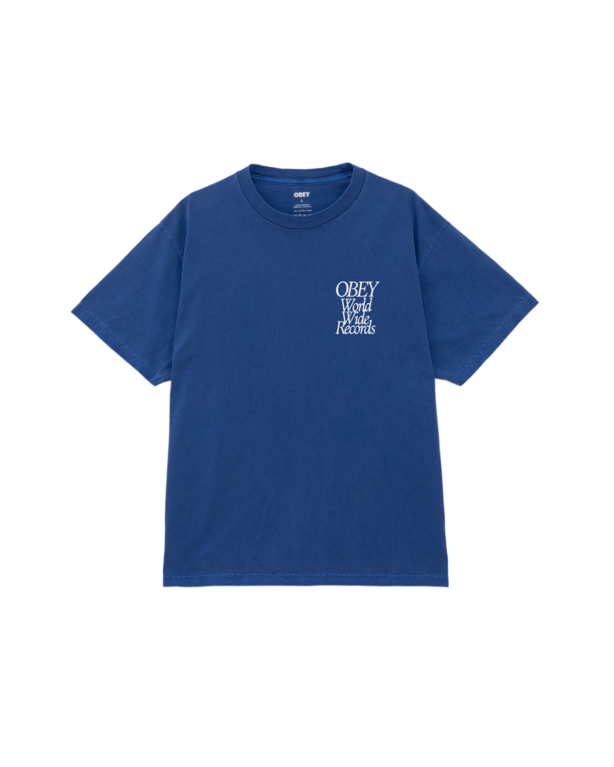 WORLDWIDE RECORDS PIGMENT BOX T-SHIRT
