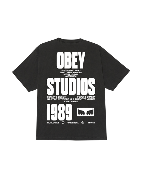 STAMPED PIGMENT T-SHIRT – OBEY CLOTHING EU