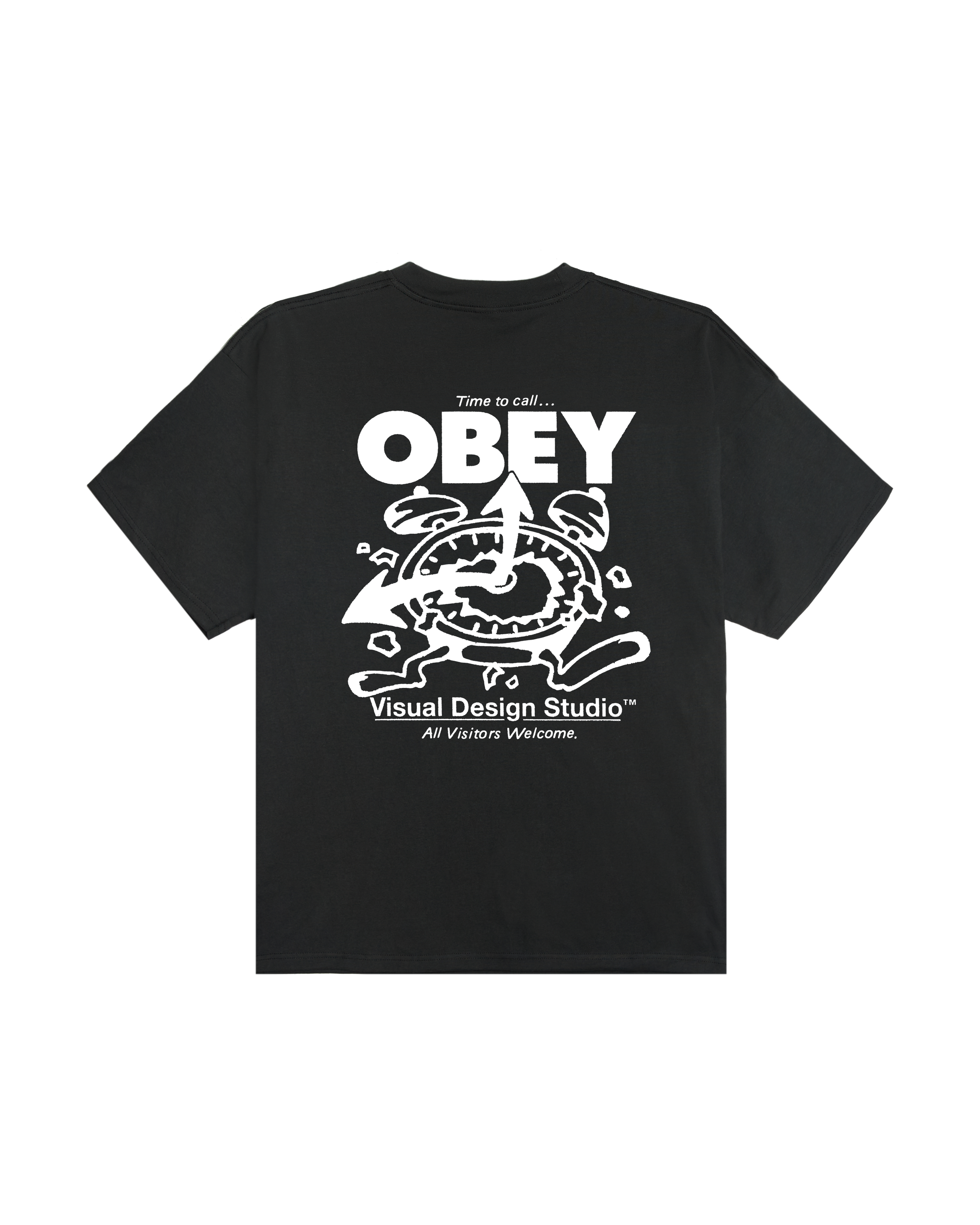 obey-time-to-call-heavyweight-t-shirt-vintage-black (zoomed)