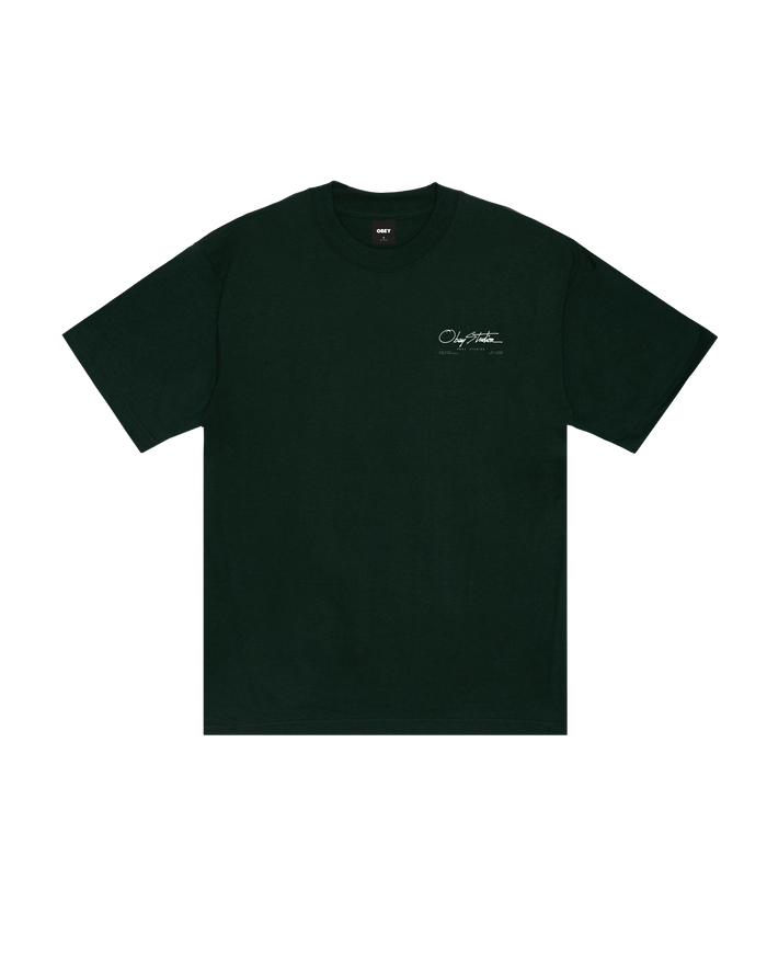obey-studios-3-decades-heavyweight-t-shirt-forest-green - alternate view
