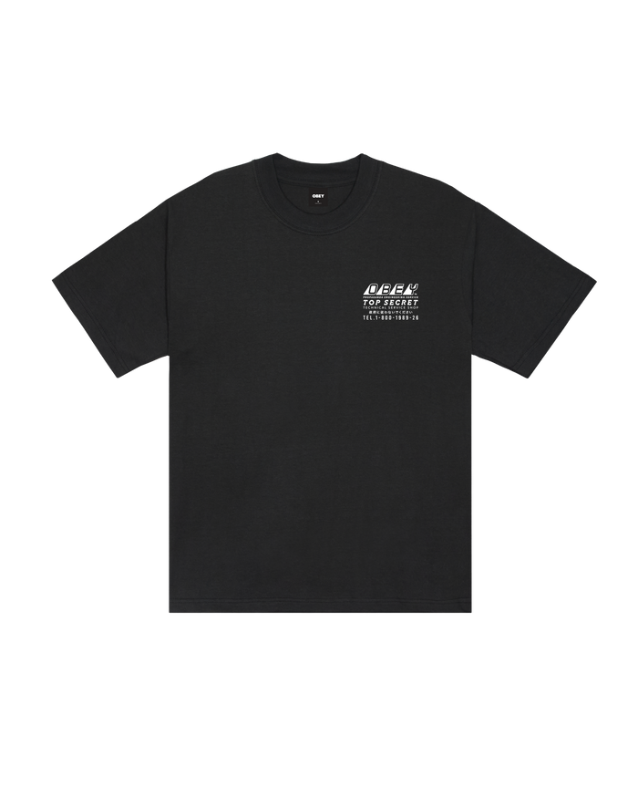 obey-top-secret-heavyweight-t-shirt-vintage-black - alternate view