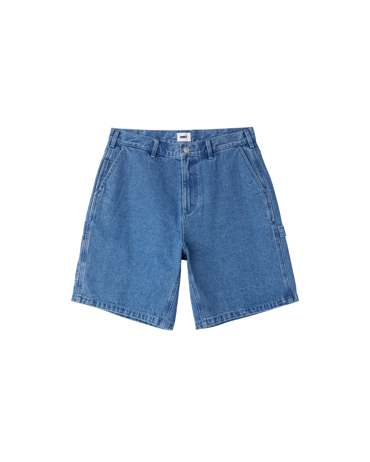 obey bigwig denim carpenter short light indigo