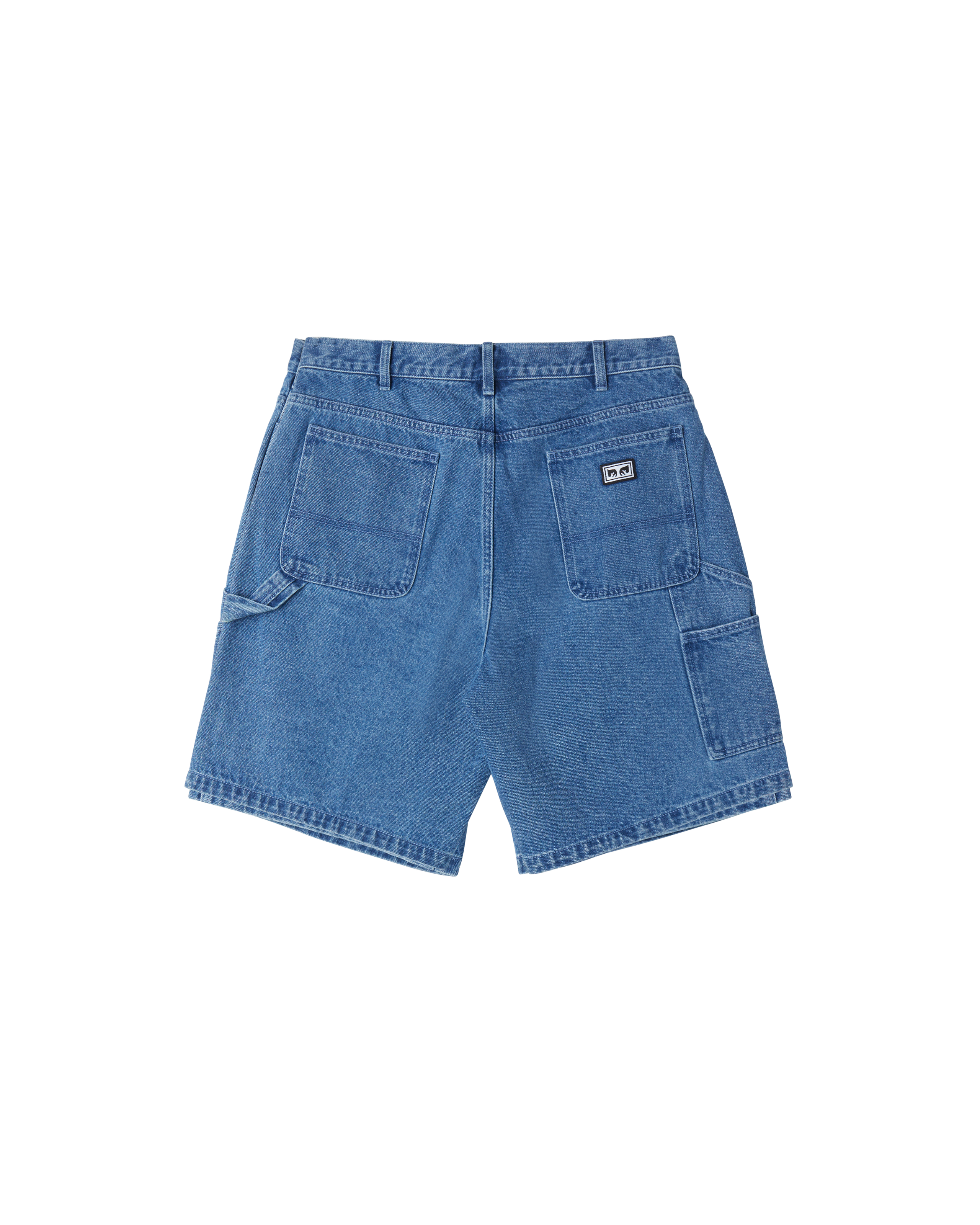 obey bigwig denim carpenter short light indigo