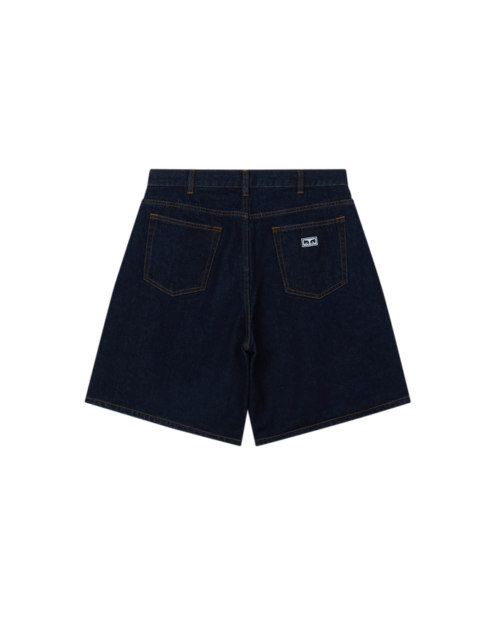obey-bigwig-baggy-denim-short-rinse-indigo - alternate view