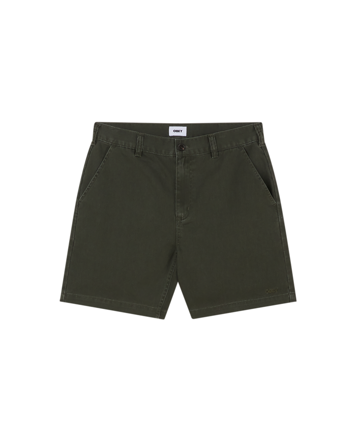 obey daily short rosin faded wash