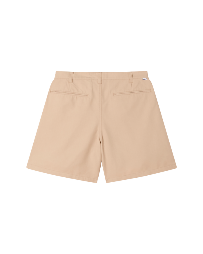 obey-dean-pleated-short-cement - alternate view