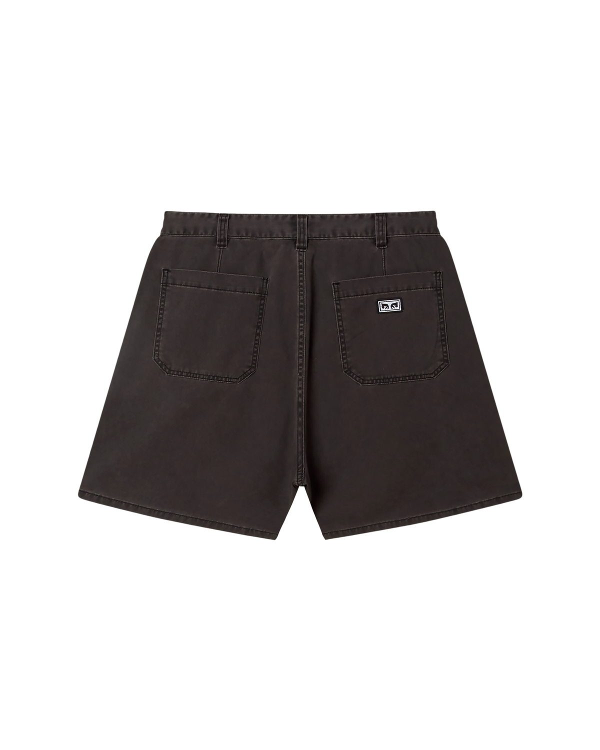 obey-commons-short-black-faded-wash - alternate view