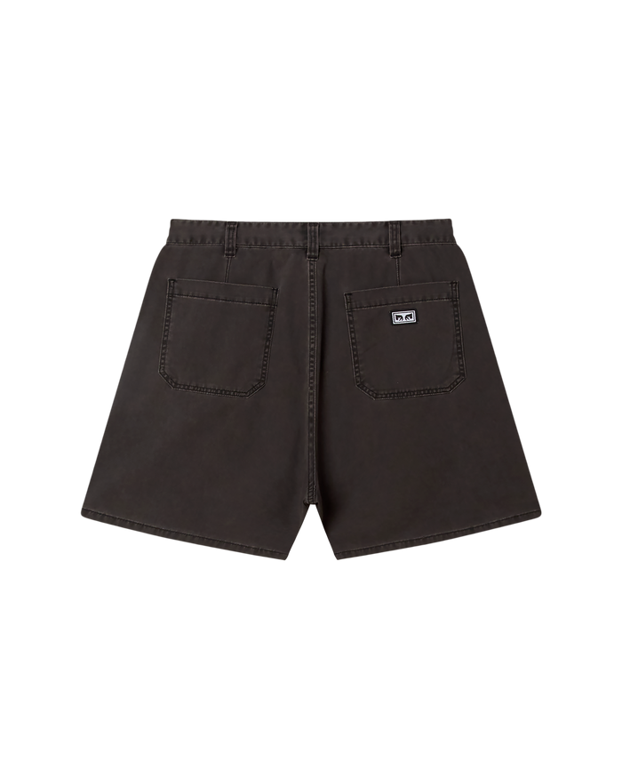 obey-commons-short-black-faded-wash - alternate view