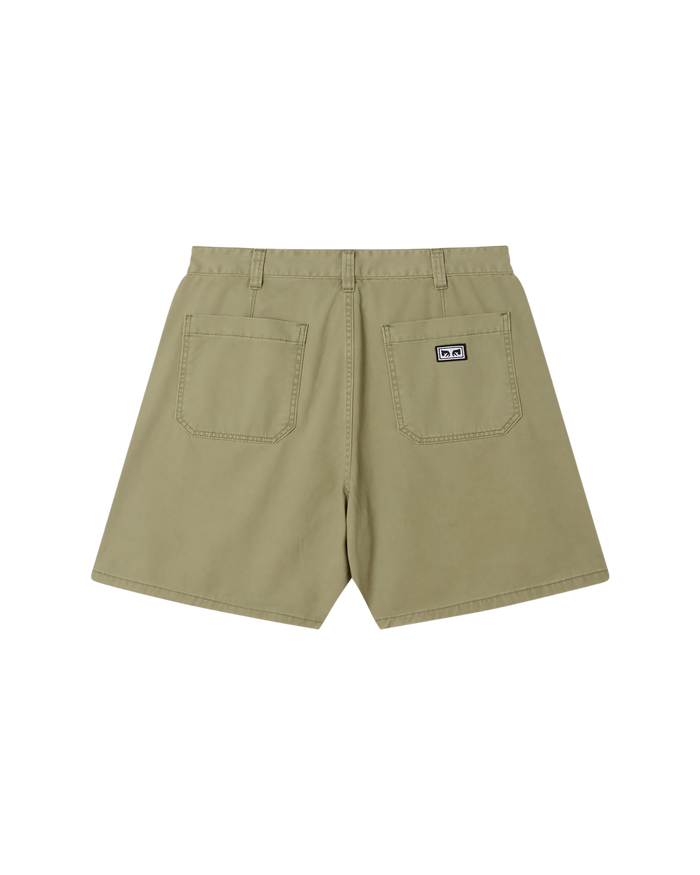 obey-commons-short-vetiver-faded-wash - alternate view