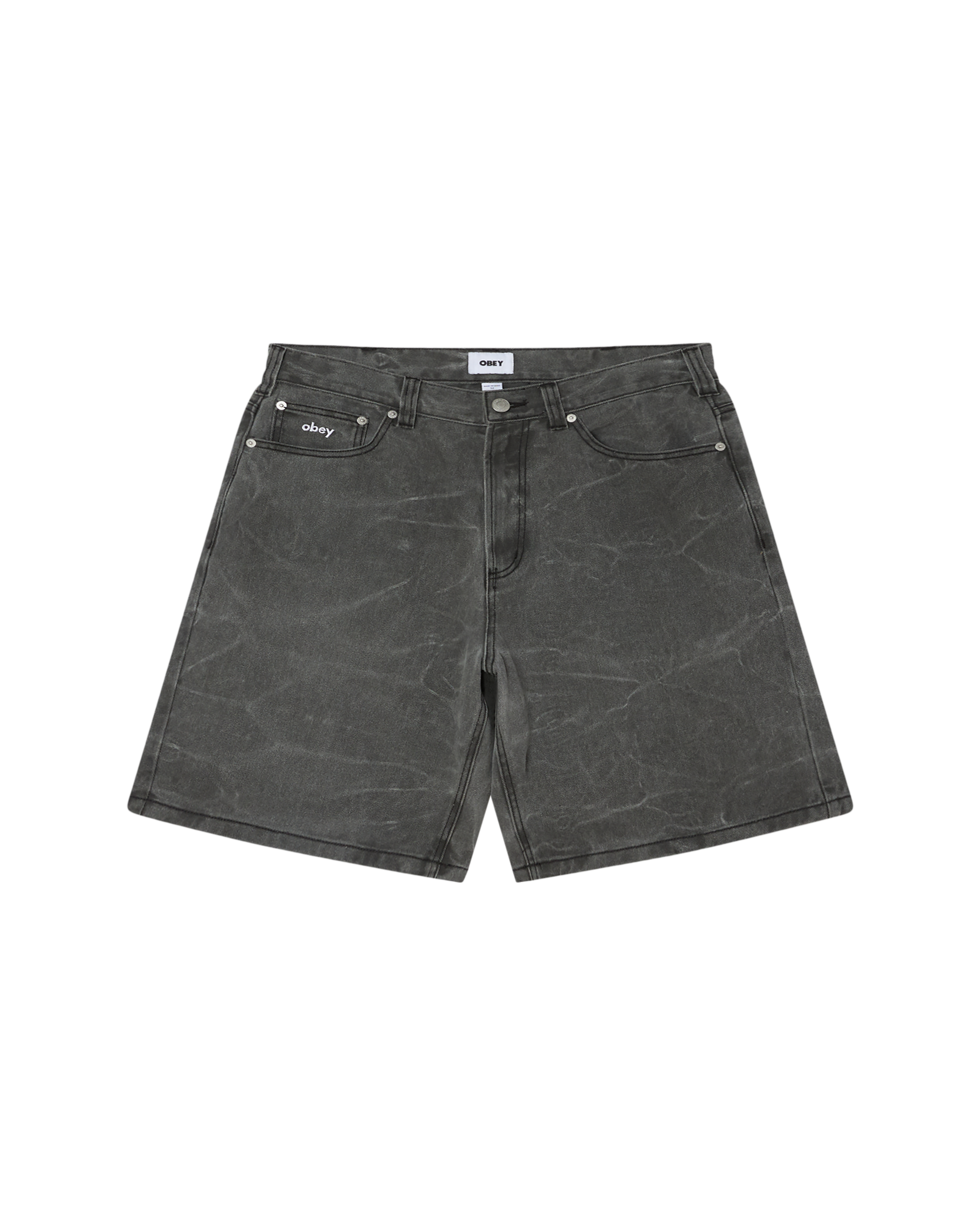 obey-bigwig-baggy-denim-short-black-wrinkle-wash (zoomed)