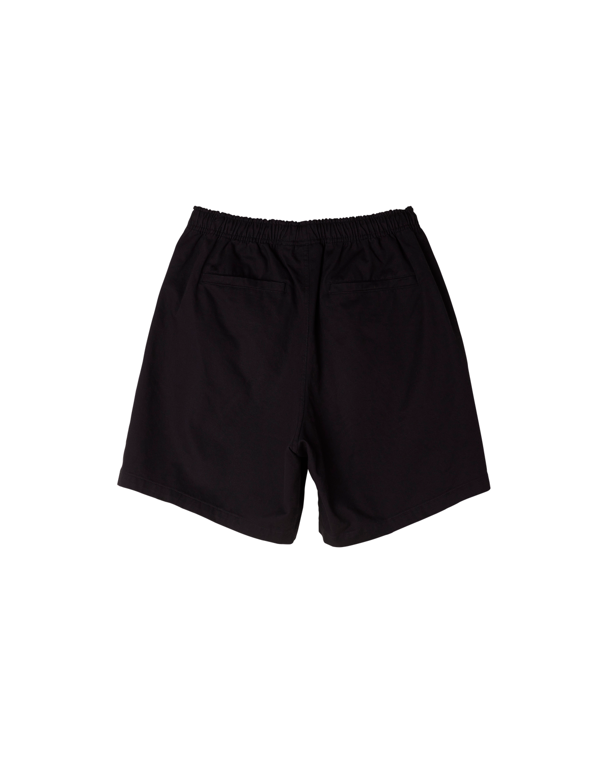 obey easy relaxed twill short black