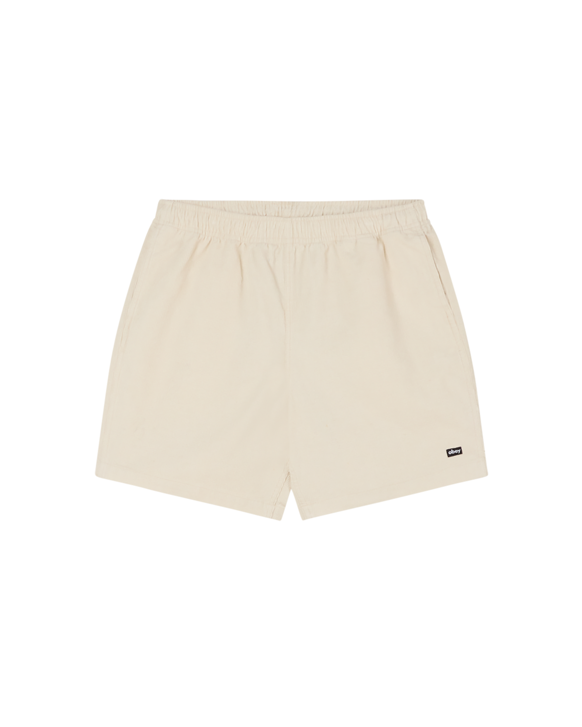 obey easy pulp corduroy short birch faded wash