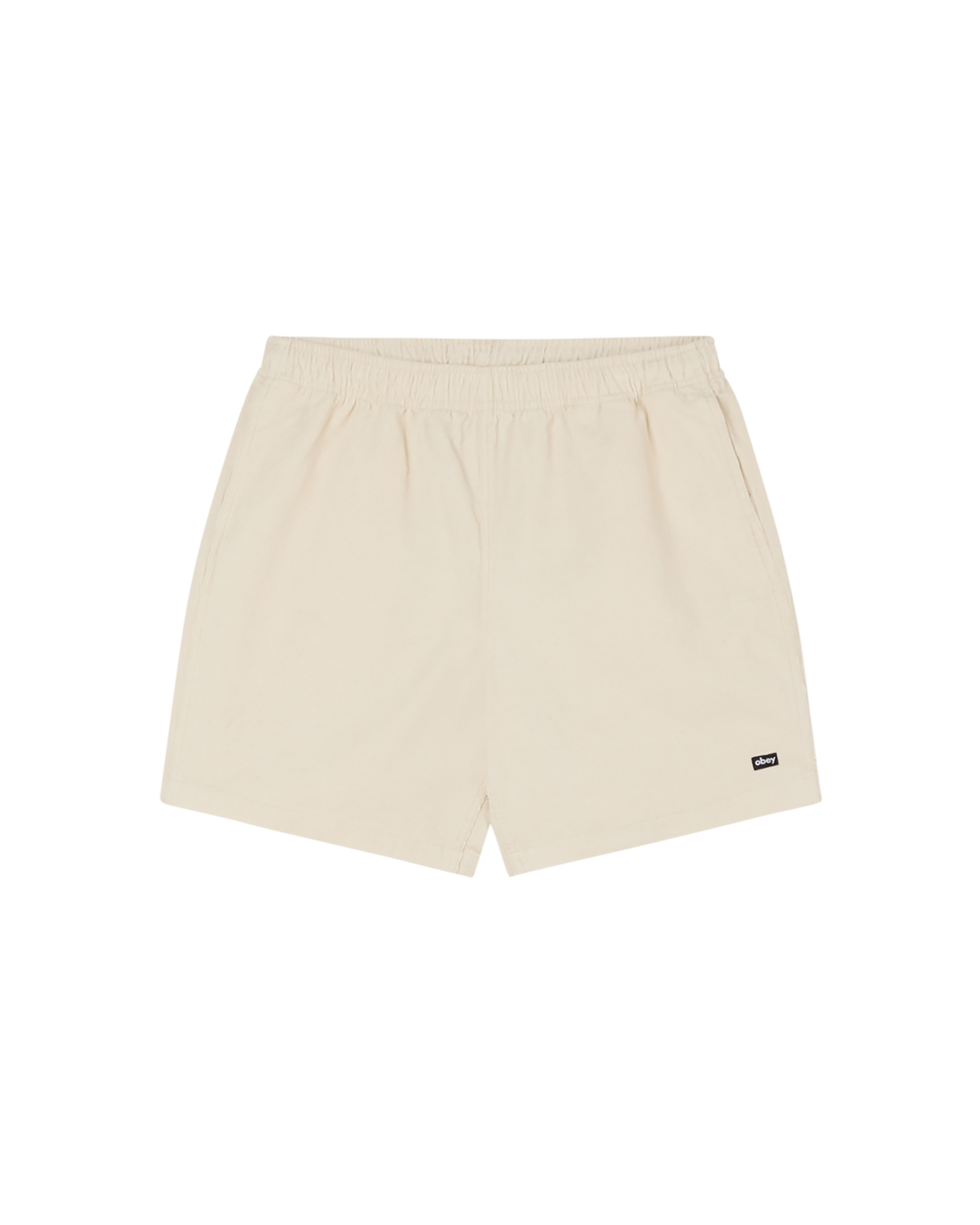 obey easy pulp corduroy short birch faded wash