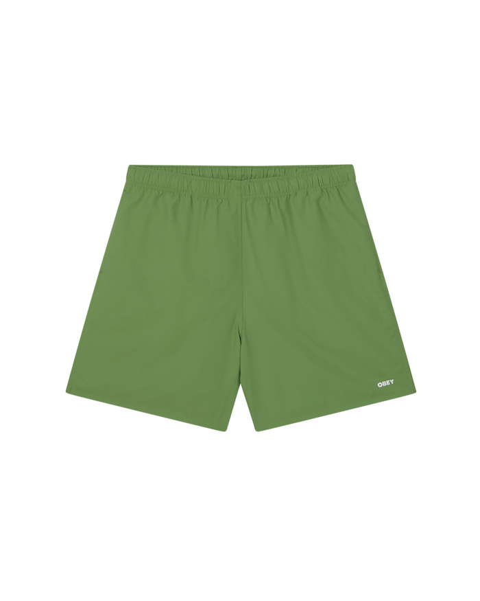 obey easy bold nylon short piquant green