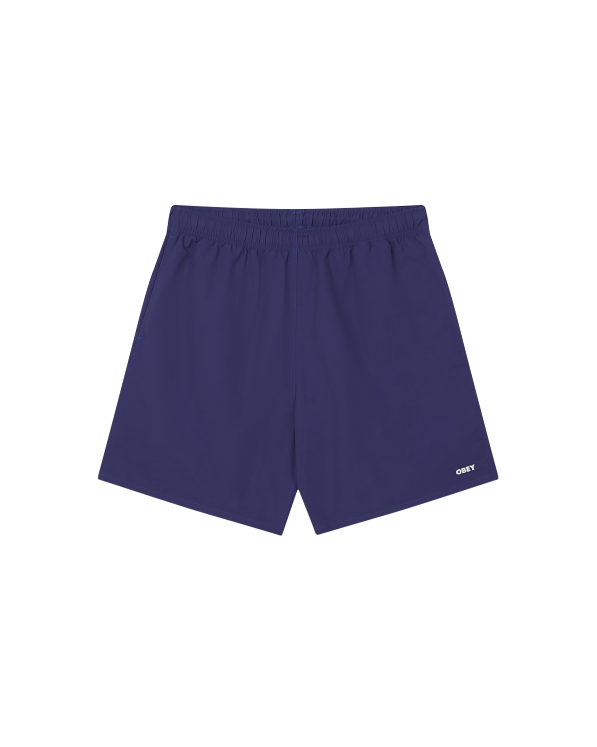 obey easy bold nylon short skipper blue