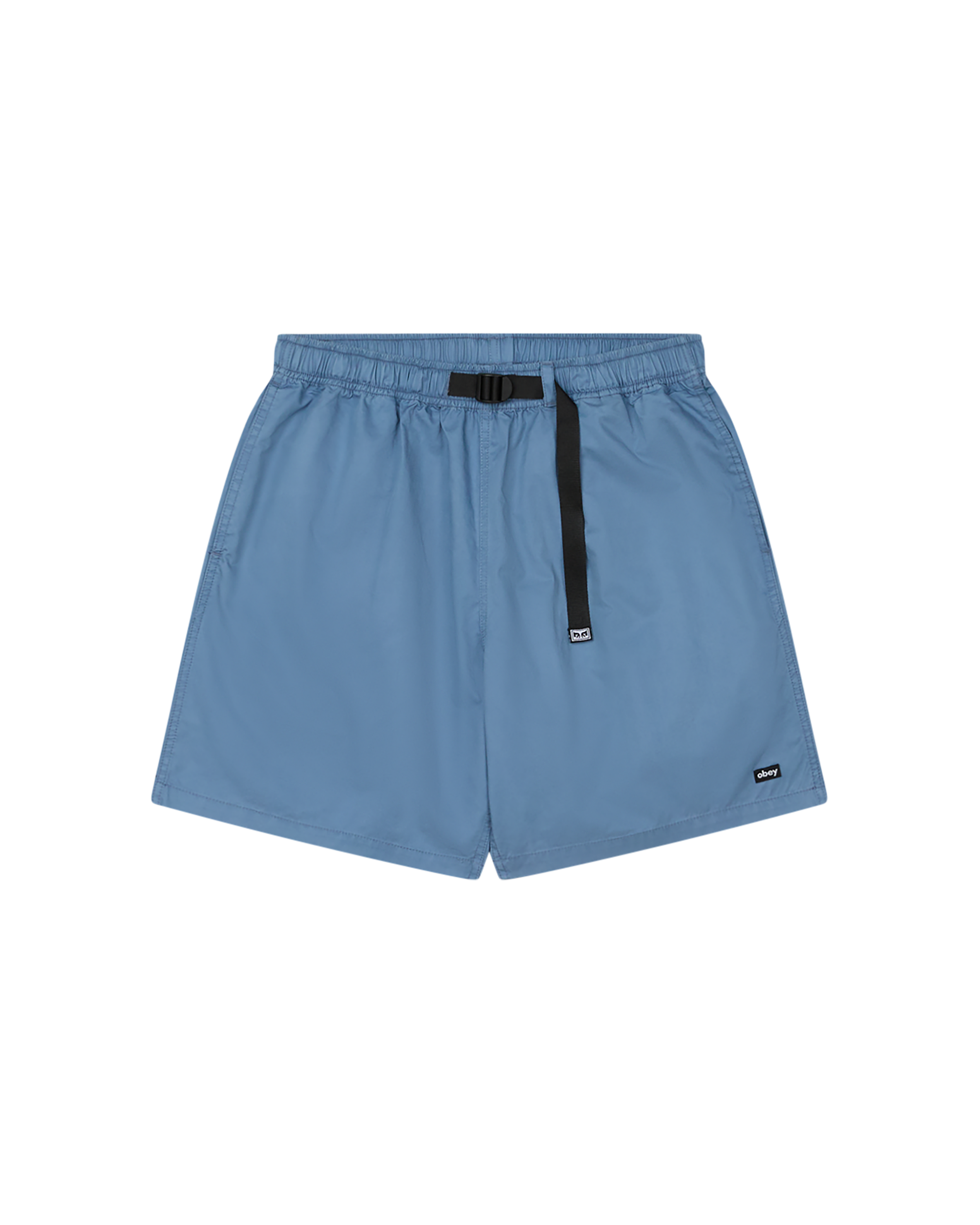 obey easy gravel trail short coronet blue faded wash