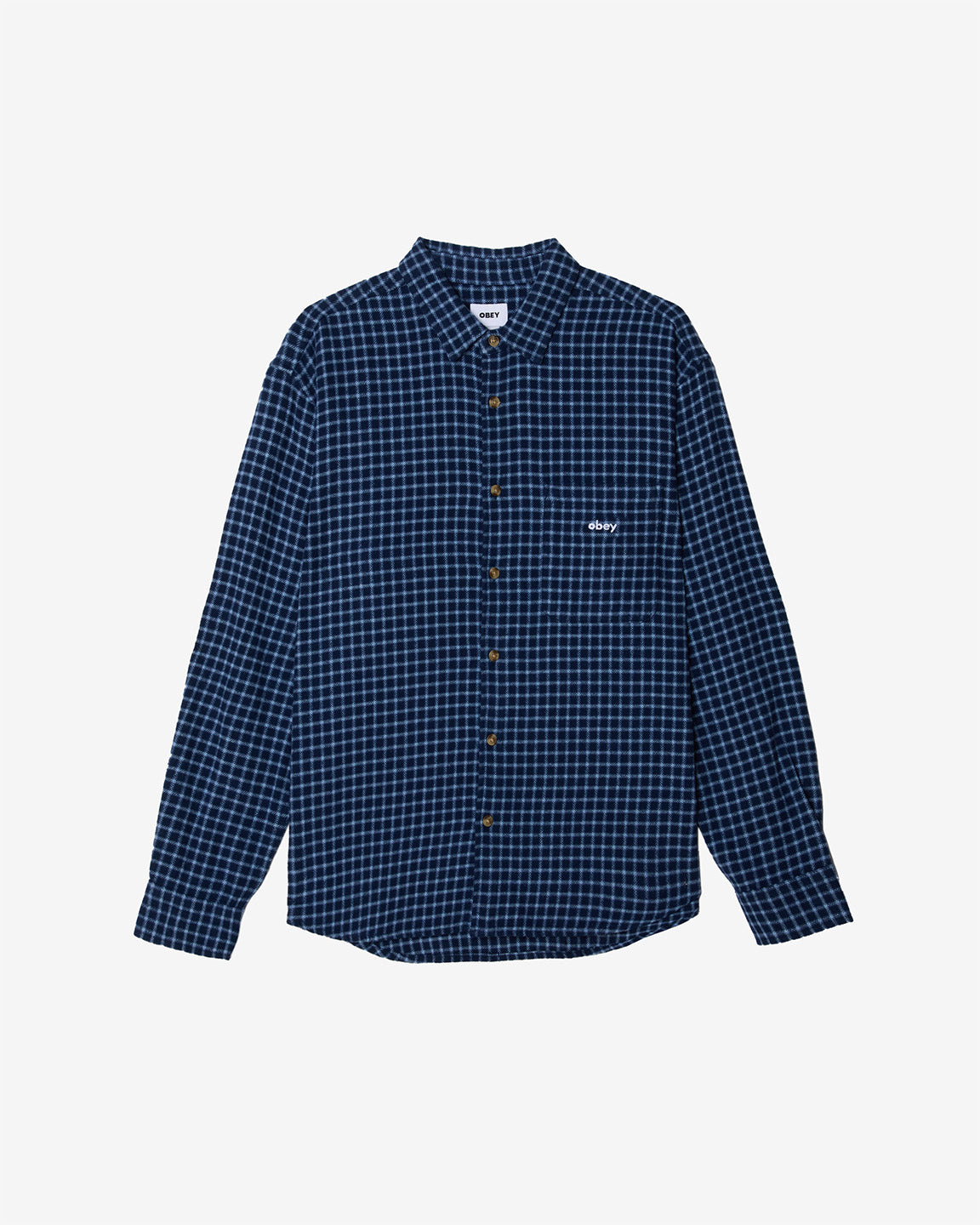 obey bigwig barry shirt academy navy multi