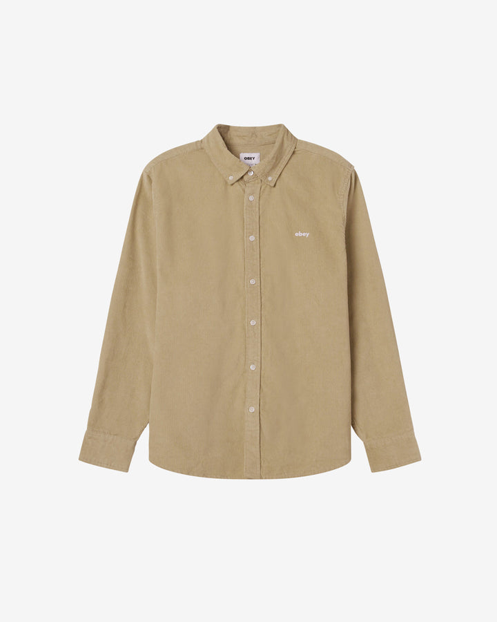 GRAFTON CORD SHIRT ABBEY STONE