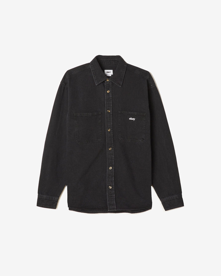 BIGWIG DEAN DENIM SHIRT FADED BLACK