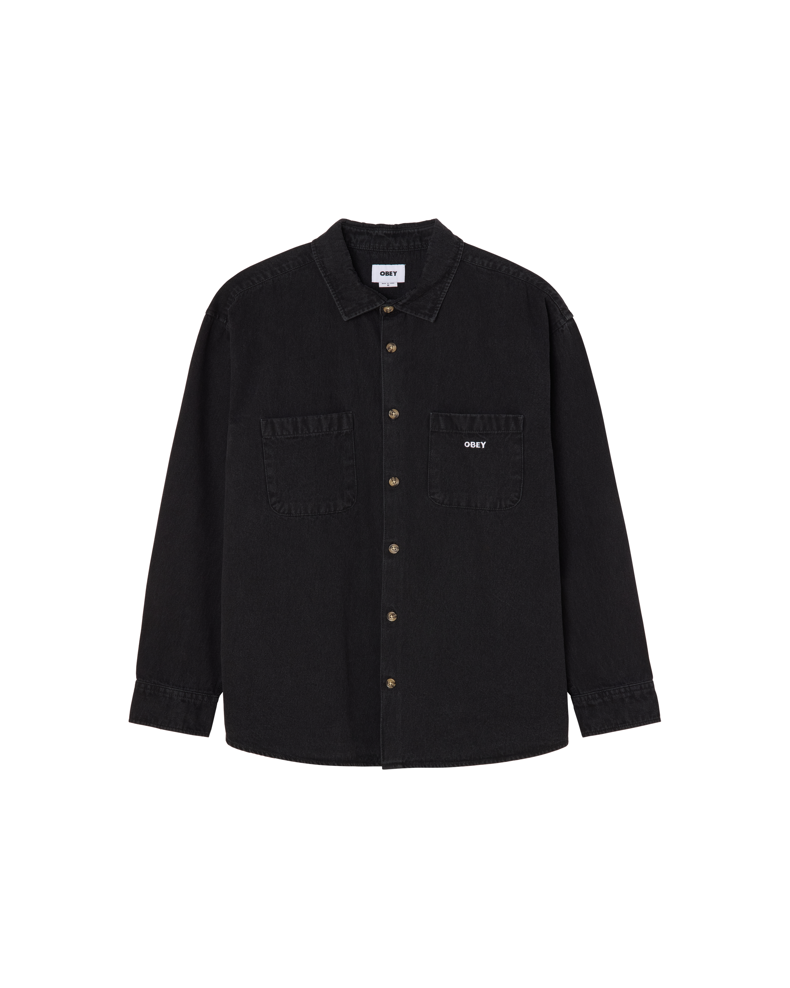 obey-charlie-denim-shirt-faded-black (zoomed)