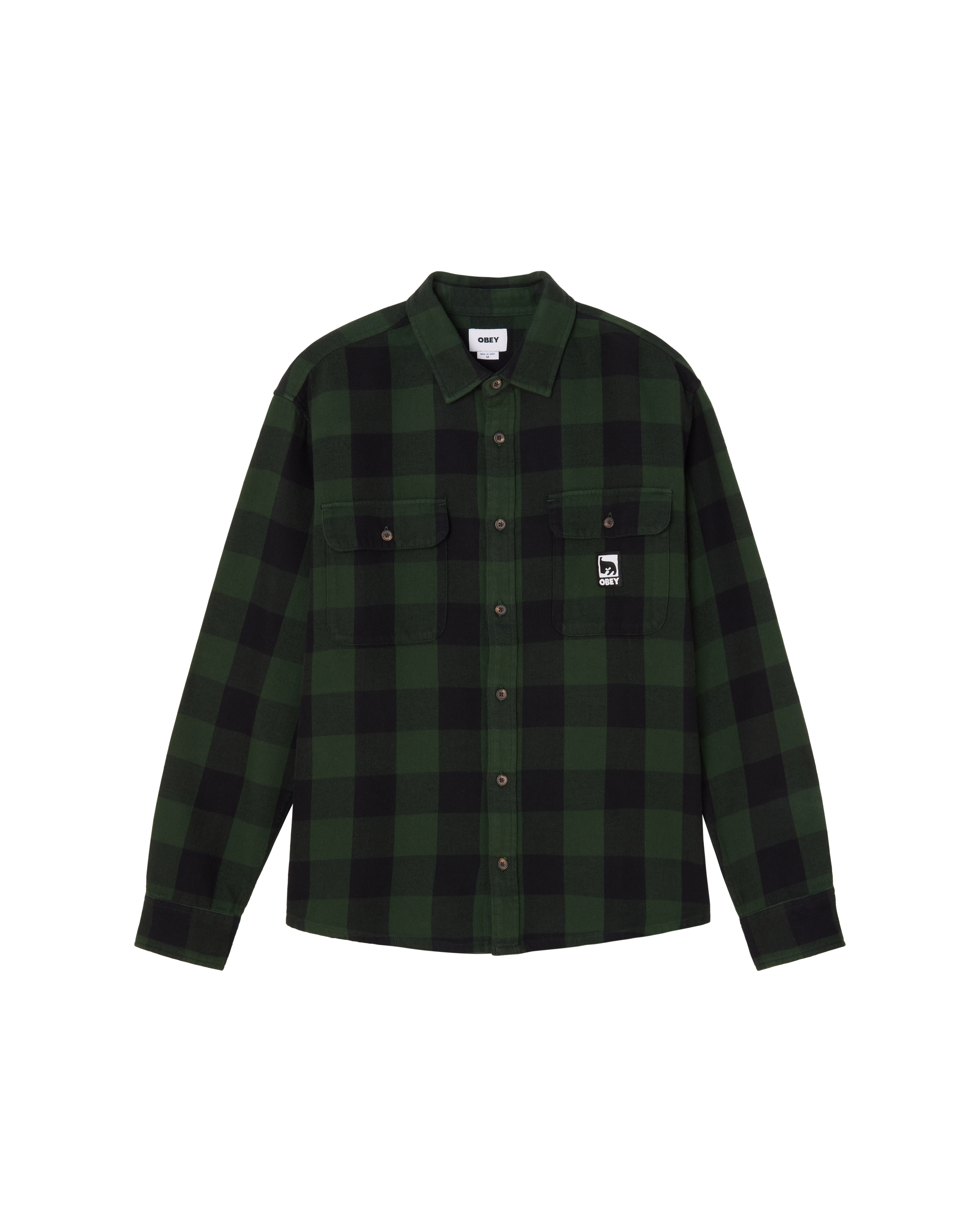 obey-jones-shirt-kombu-green-multi (zoomed)