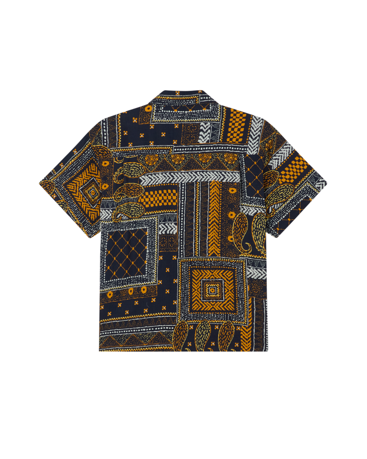 obey archie ss shirt navy multi