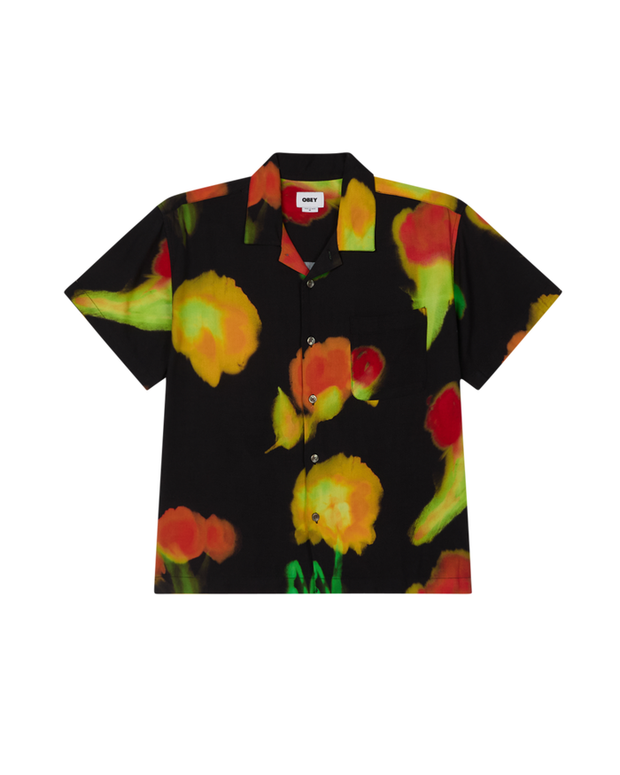 obey kinney ss shirt black multi