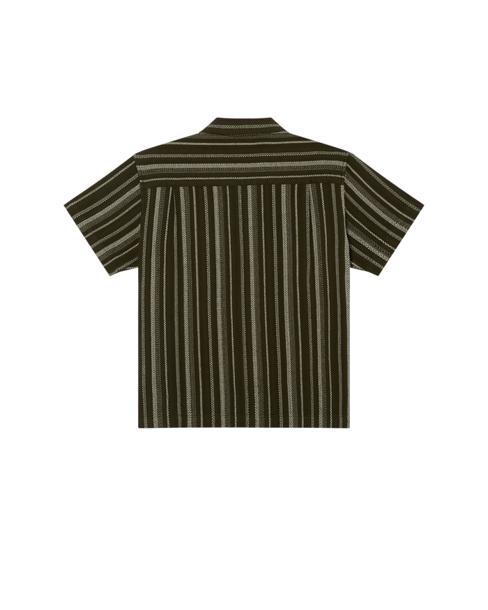 obey-hugh-ss-shirt-dark-sage-multi - alternate view