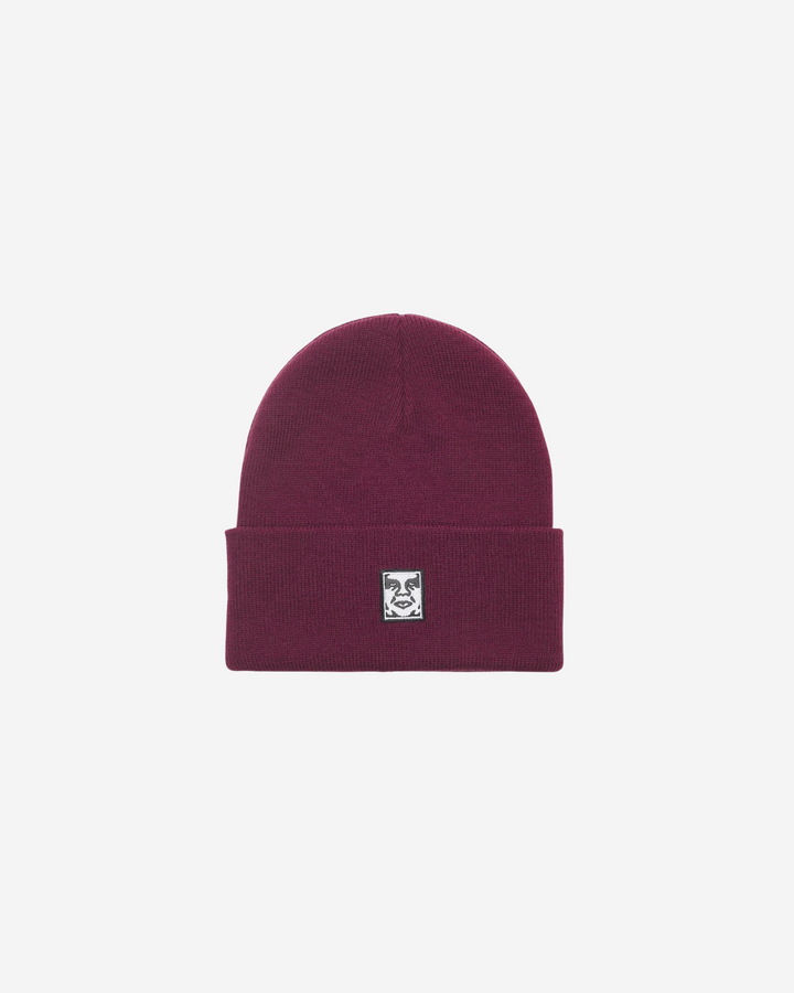 ICON PATCH CUFF BEANIE BEETROOT