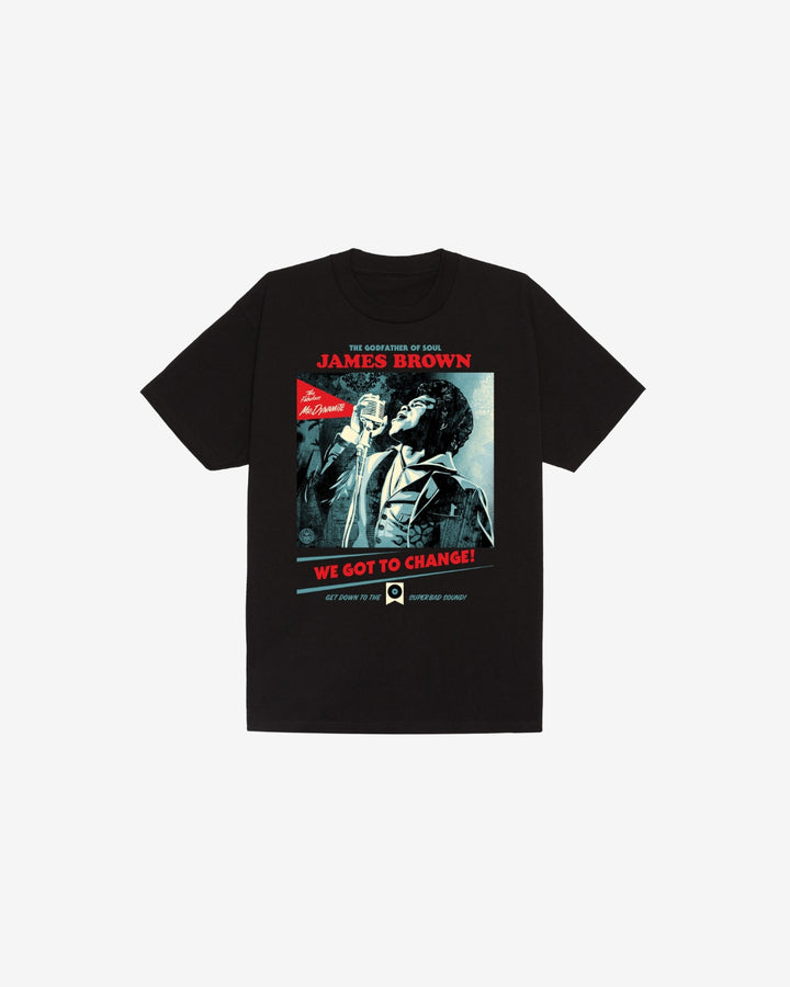 OBEY X JAMES BROWN CLASSIC T-SHIRT Black