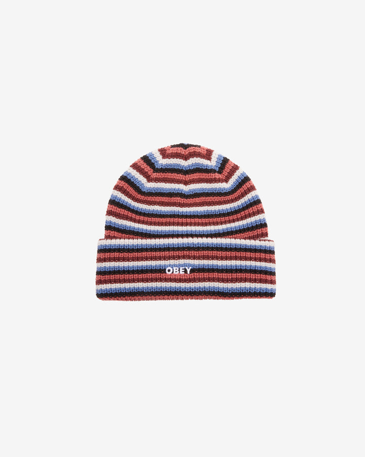 5 STRIPES FUTURE BEANIE BRICK MULTI