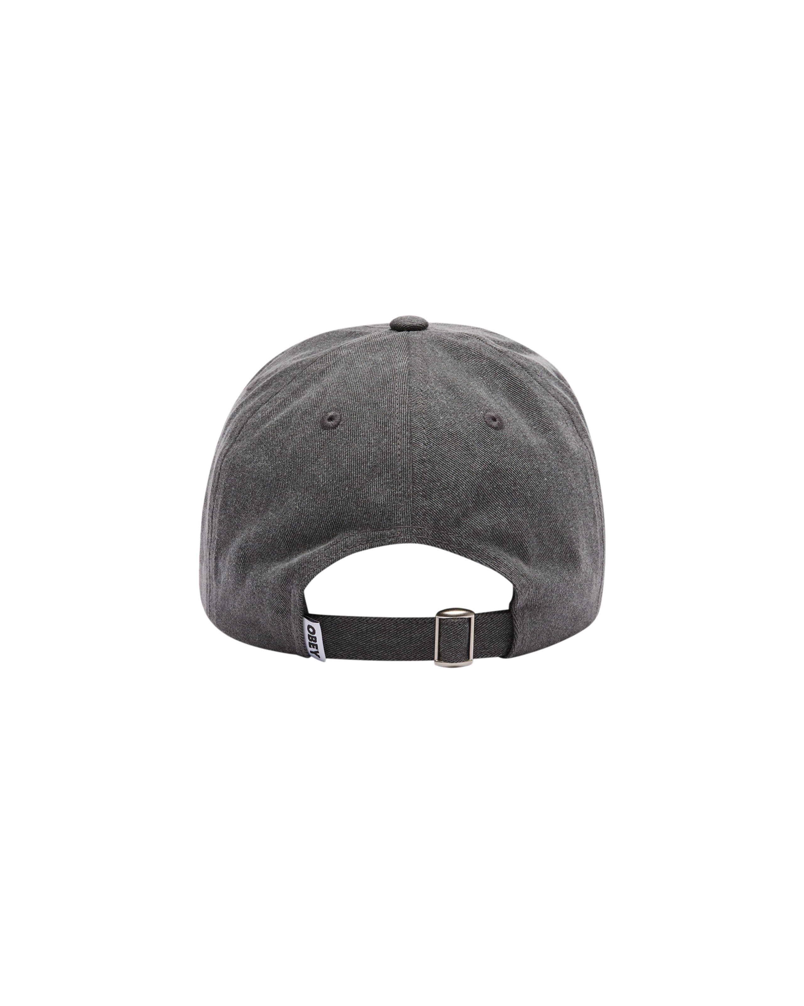 WASHED TWILL FLOWER STRAPBACK
