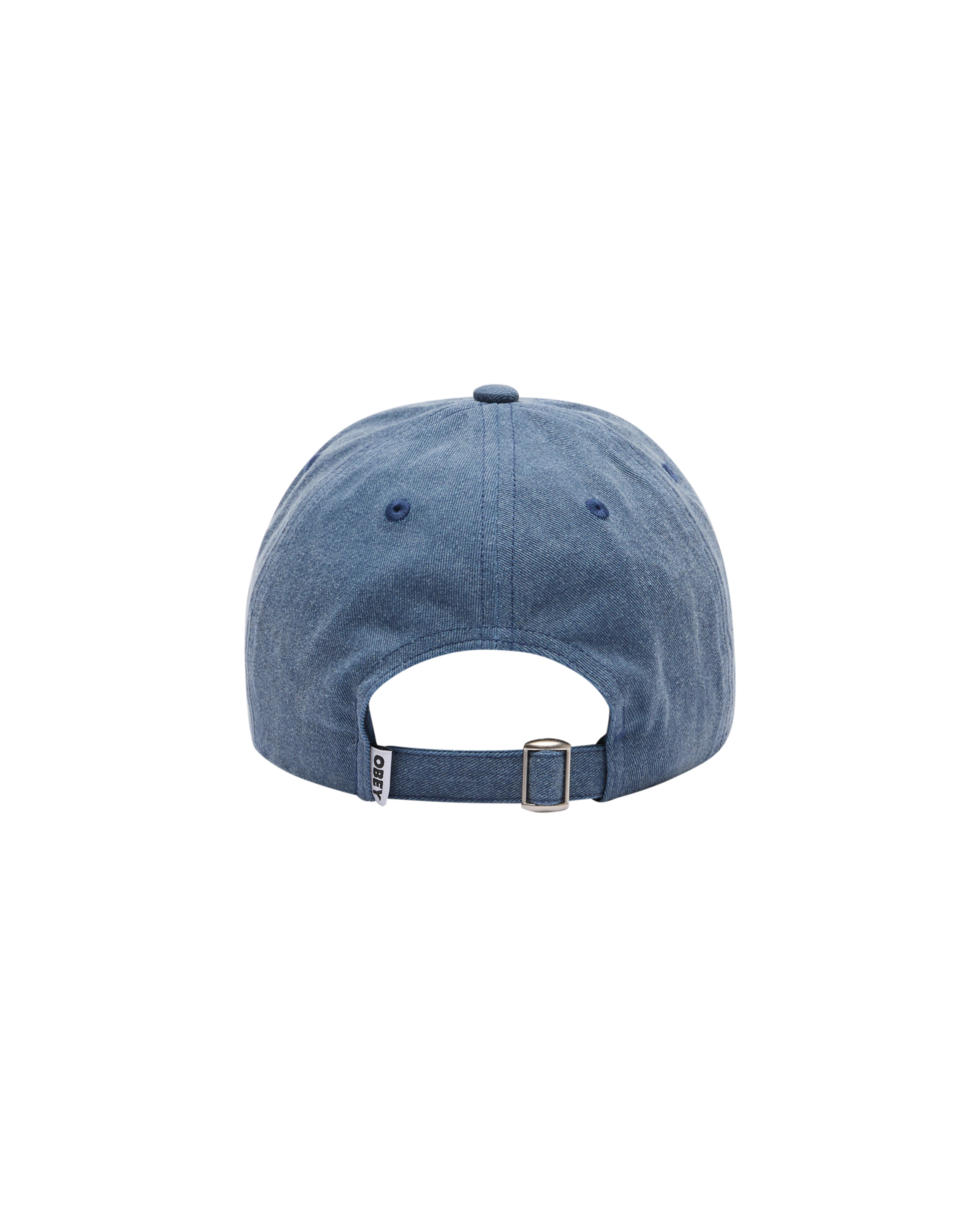WASHED TWILL FLOWER STRAPBACK