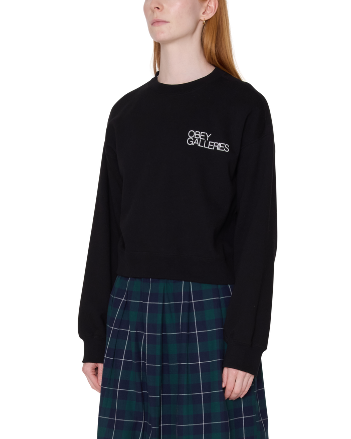 obey-galleries-cropped-crewneck-black - alternate view