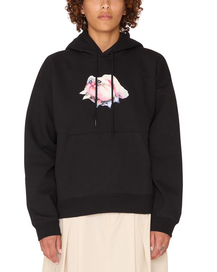 obey bull dog pullover black