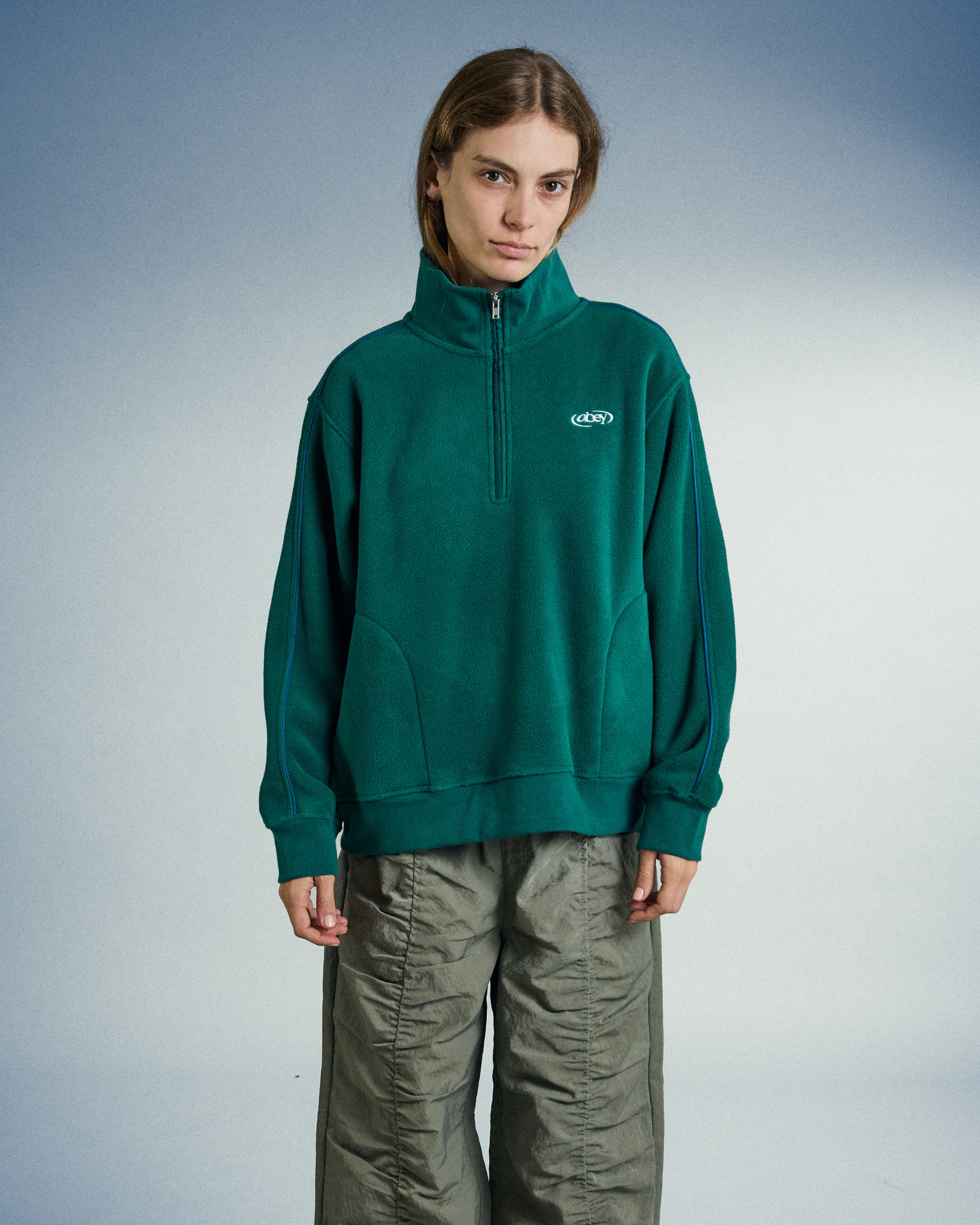 WATTS ZIP MOCKNECK