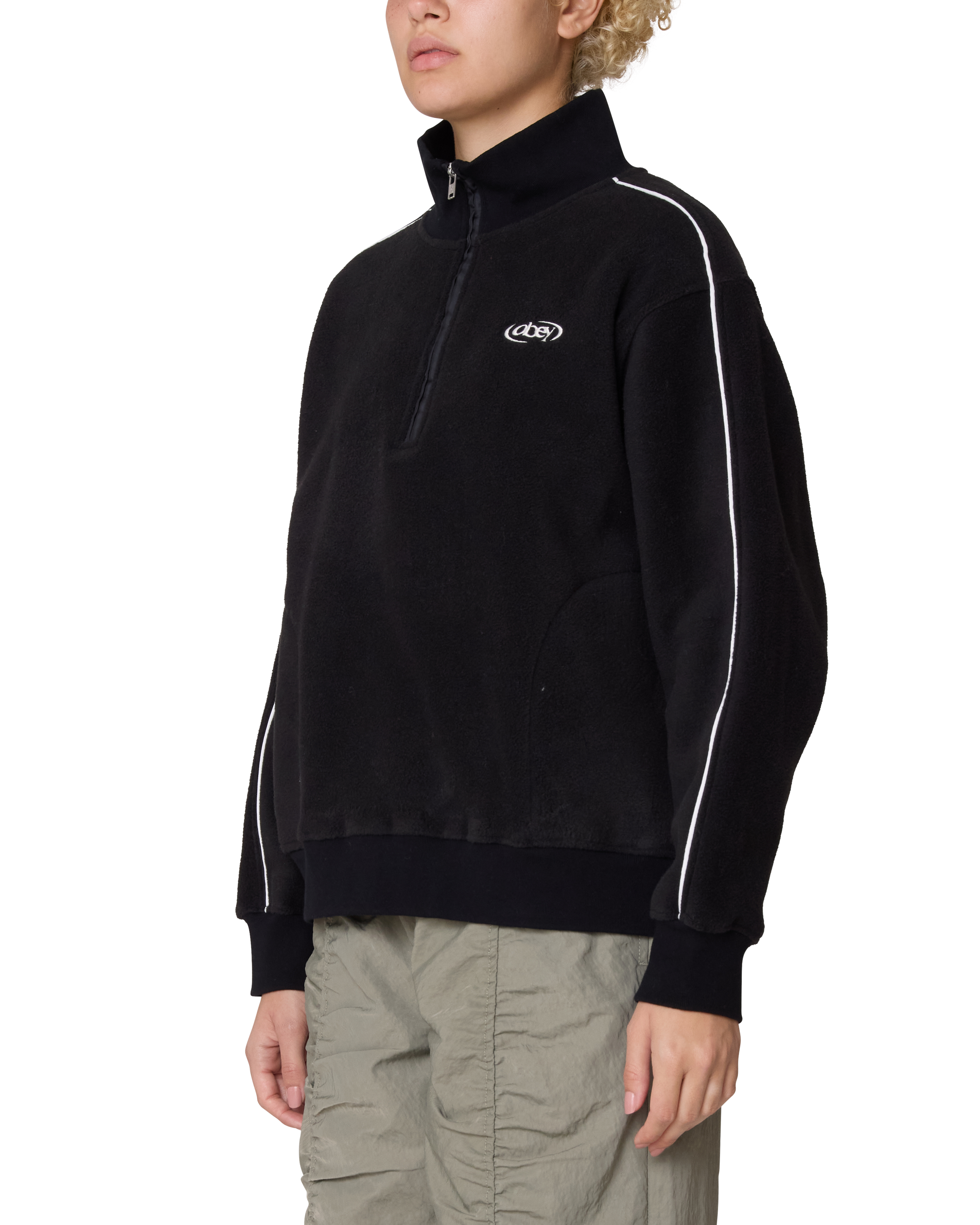 WATTS ZIP MOCKNECK