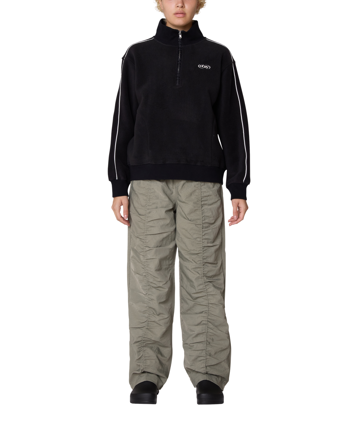 WATTS ZIP MOCKNECK