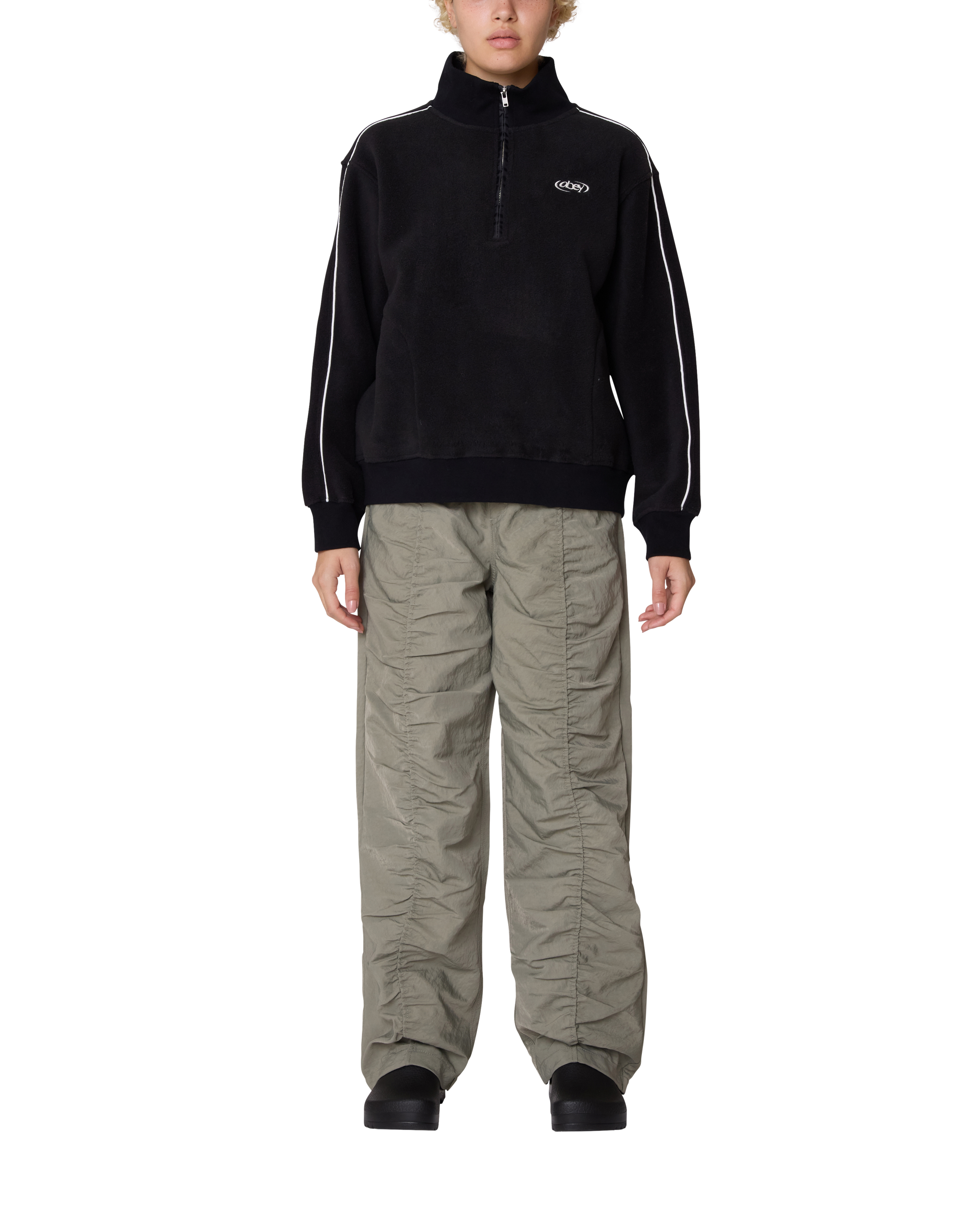 WATTS ZIP MOCKNECK