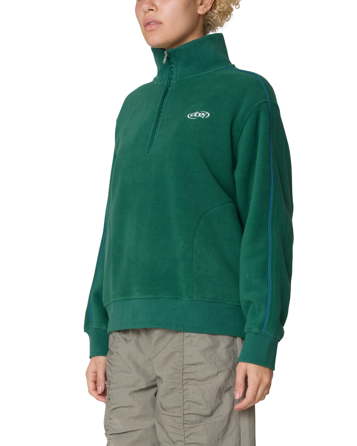 WATTS ZIP MOCKNECK