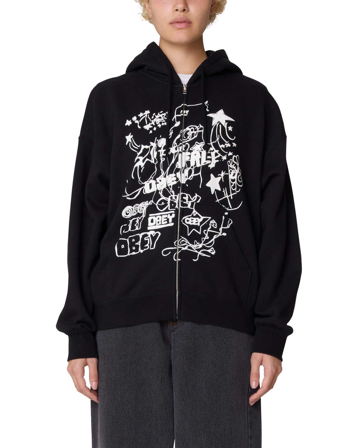 obey-jumble-baggy-zip-hood-digital-black